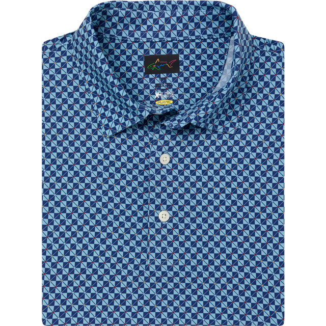 X-lite Checkered Golf Polo