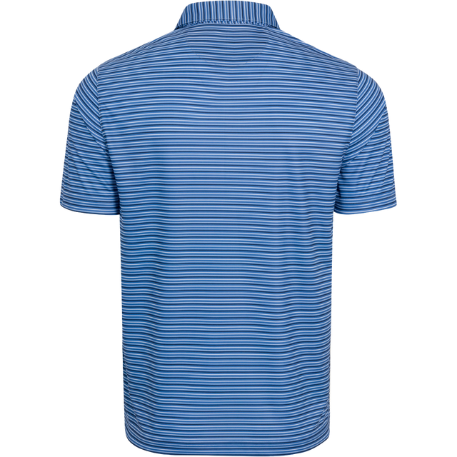 ML75 Holiday Stripe Polo - Navy