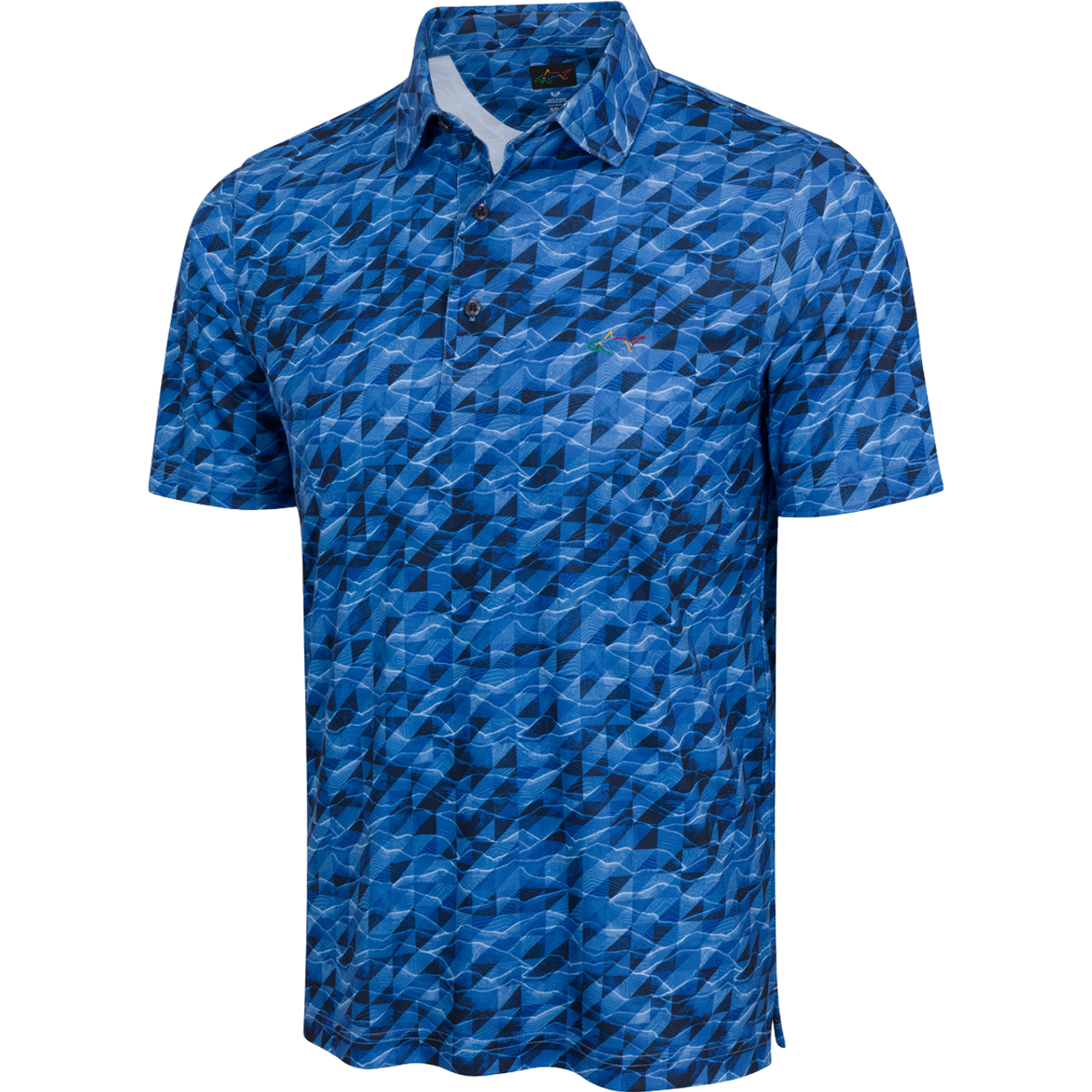 ML75 Abstract Wave Polo