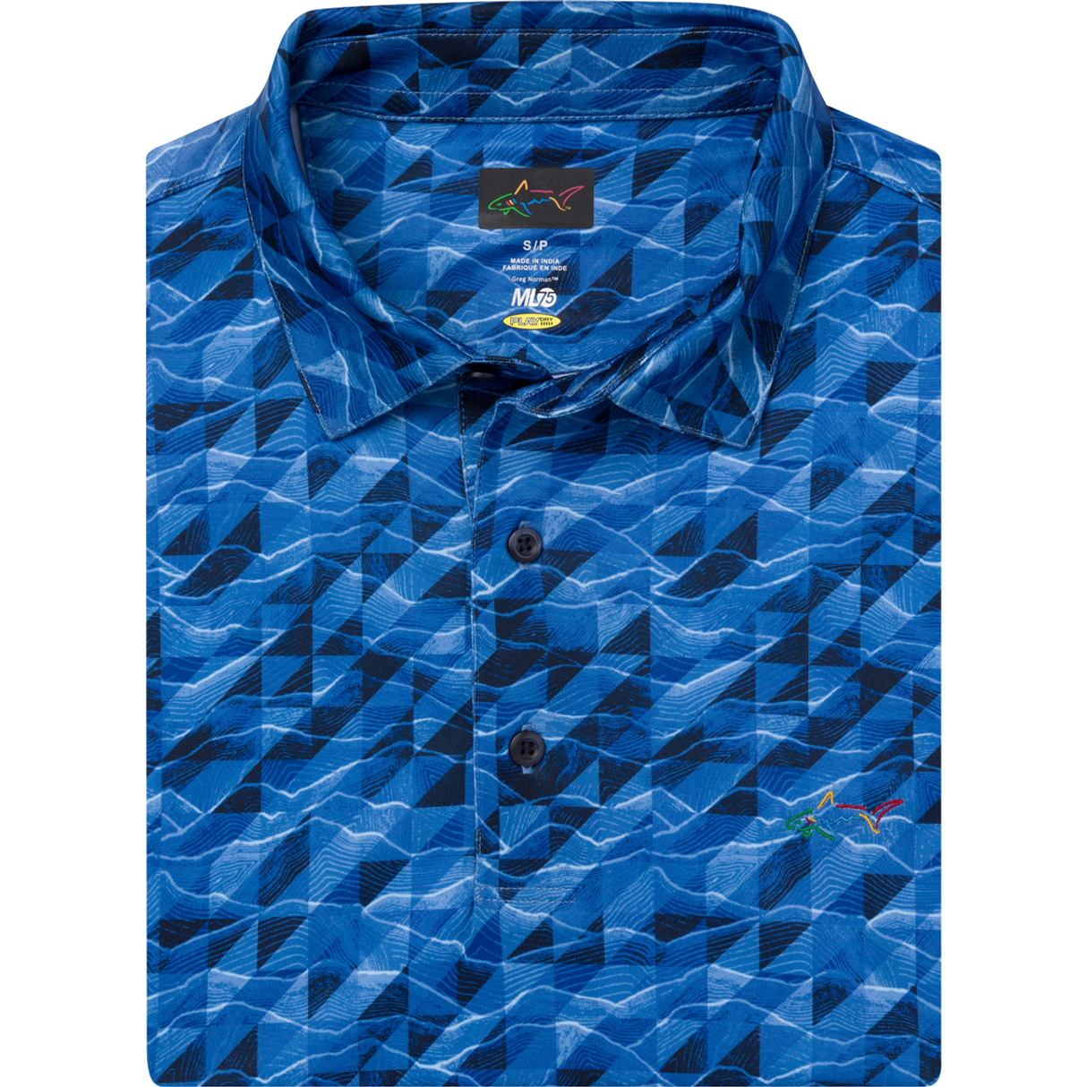 ML75 Abstract Wave Polo