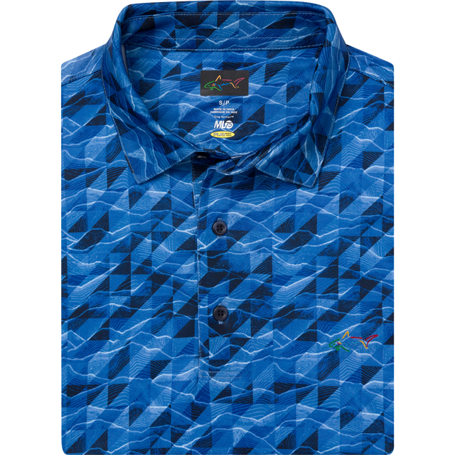 ML75 Abstract Wave Polo