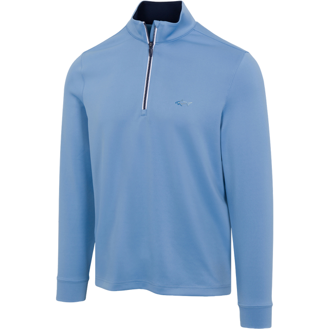 Men's "K174" Blue-Cloud Coastal Tech Quarter Zip