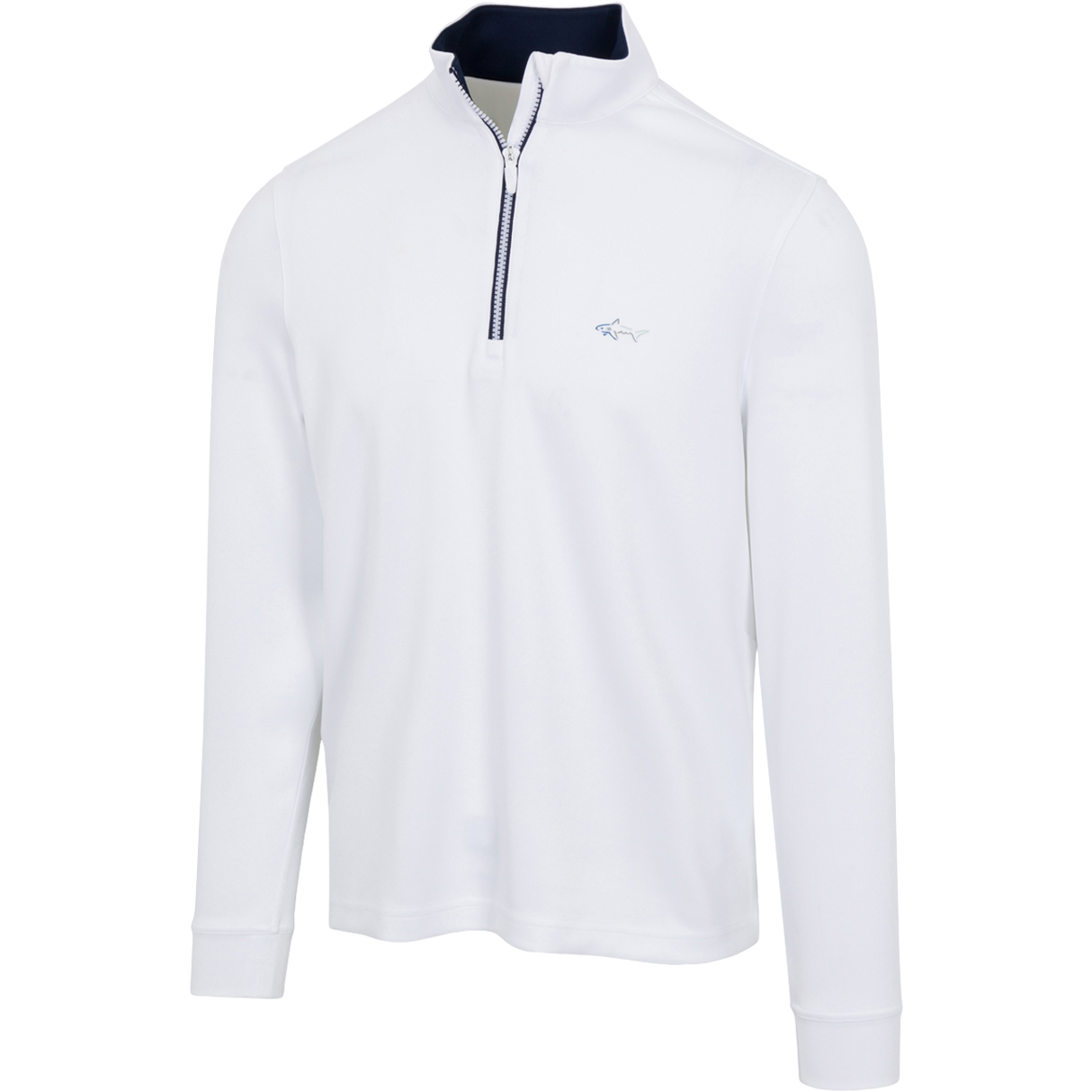 Coastal Tech Quarter Zip - White