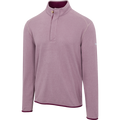Men's Cozy Fleece Button Mock Golf Pullover