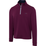 Men's "K174" Grape Wine Coastal Tech Quarter Zip