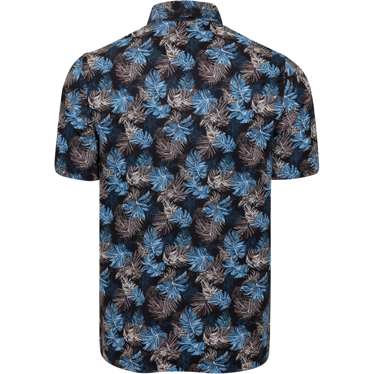 ML75 Leaf Printed Golf Polo for Men – Lightweight & Stylish Fit