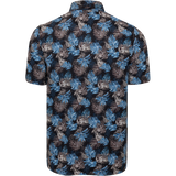 ML75 Leaf Printed Golf Polo for Men – Lightweight & Stylish Fit