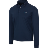 Button-Down Collar Long Sleeve Freedom Pique Polo