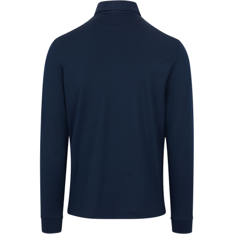 Button-Down Collar Long Sleeve Freedom Pique Polo