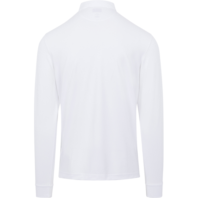 Button-Down Collar Long Sleeve Freedom Pique Polo