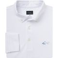 Button-Down Collar Long Sleeve Freedom Pique Polo