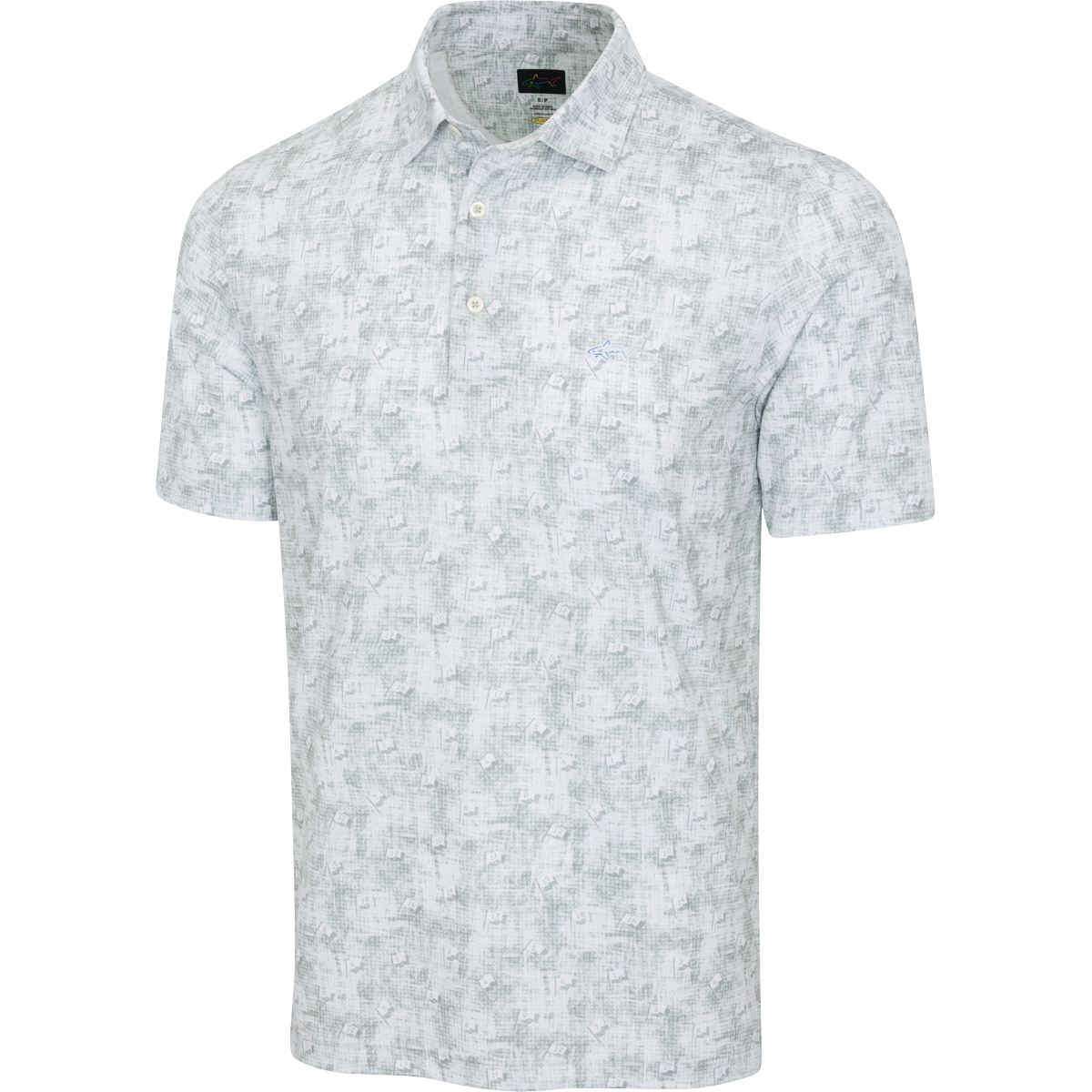Men's Ventilated Golf Flag Polo