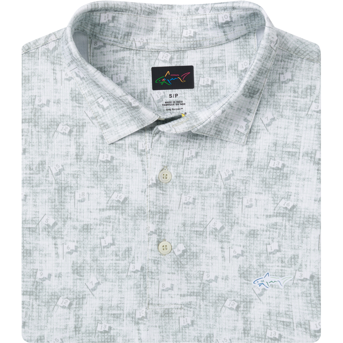 Men's Ventilated Golf Flag Polo