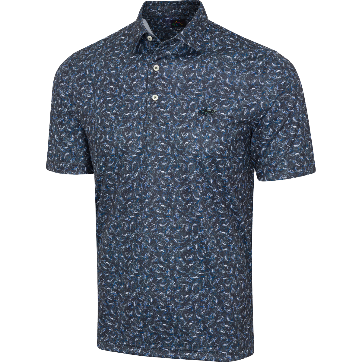 Men's ML75 Shark Frenzy Golf Polo