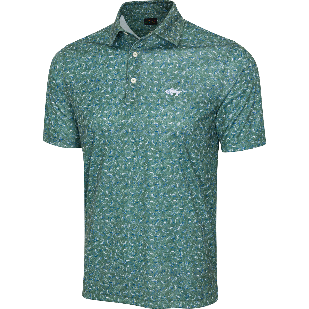 Men's ML75 Shark Frenzy Golf Polo