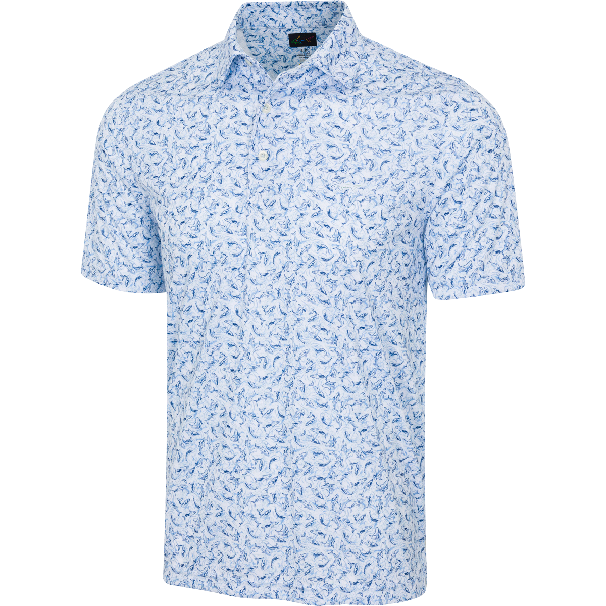 Men's ML75 Shark Frenzy Golf Polo