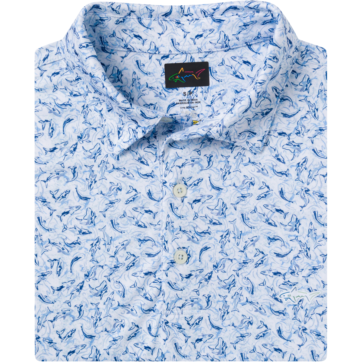 Men's ML75 Shark Frenzy Golf Polo