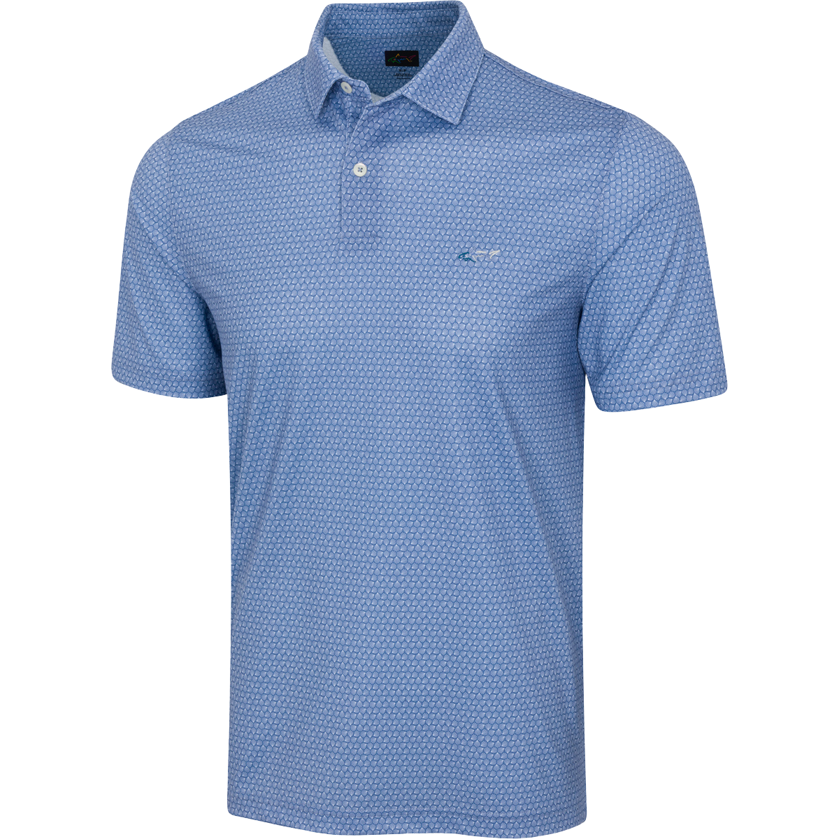 Men's ML75 Hexagonal Ray Golf Polo - Colony Blue