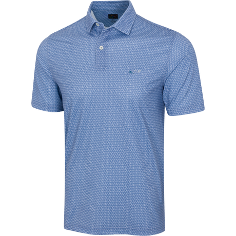 Men's ML75 Hexagonal Ray Golf Polo - Colony Blue