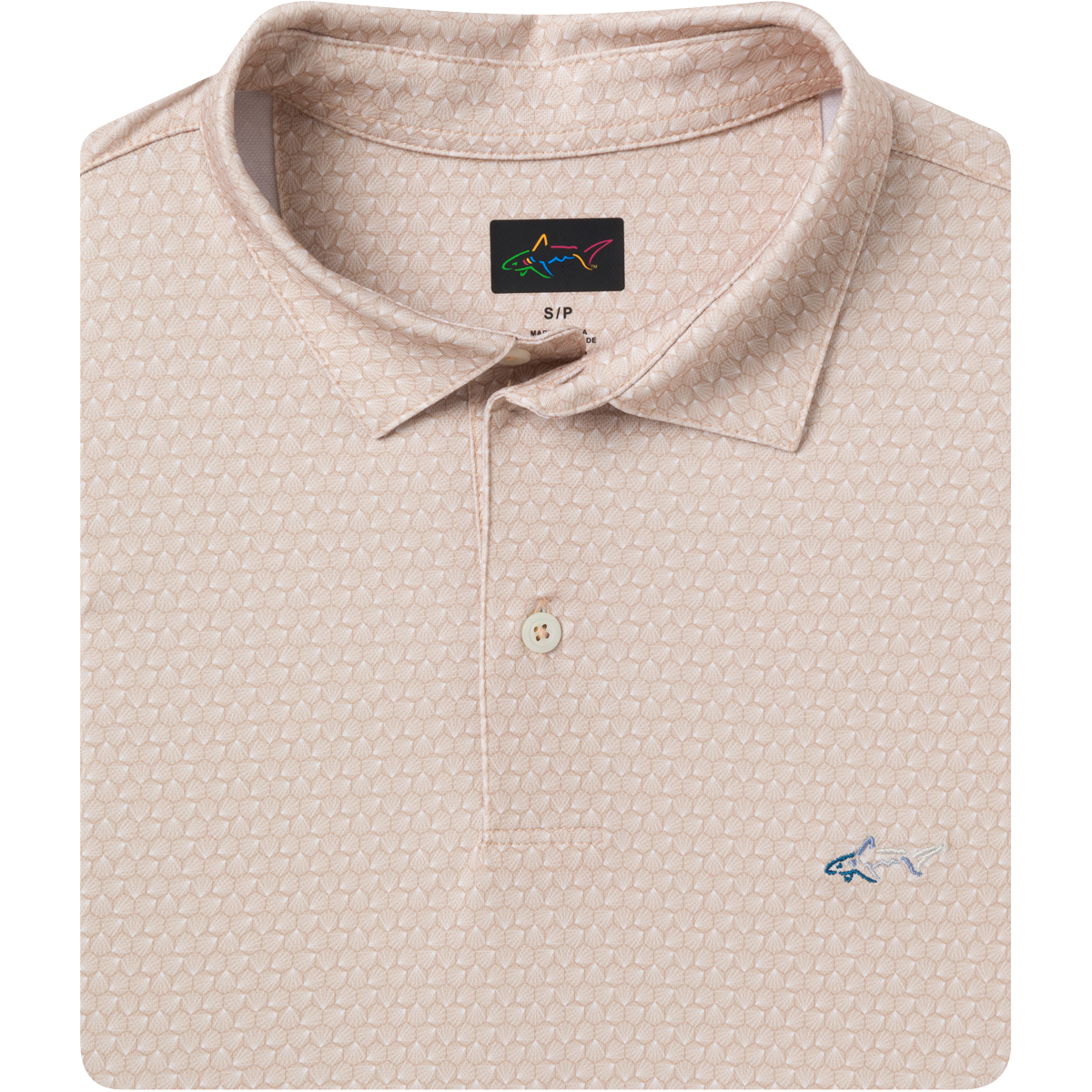 Men's ML75 Hexagonal Ray Golf Polo - Warm Sand