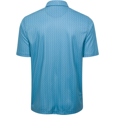 Men's ML75 Boxed Printed Golf Polo - Teal Breeze