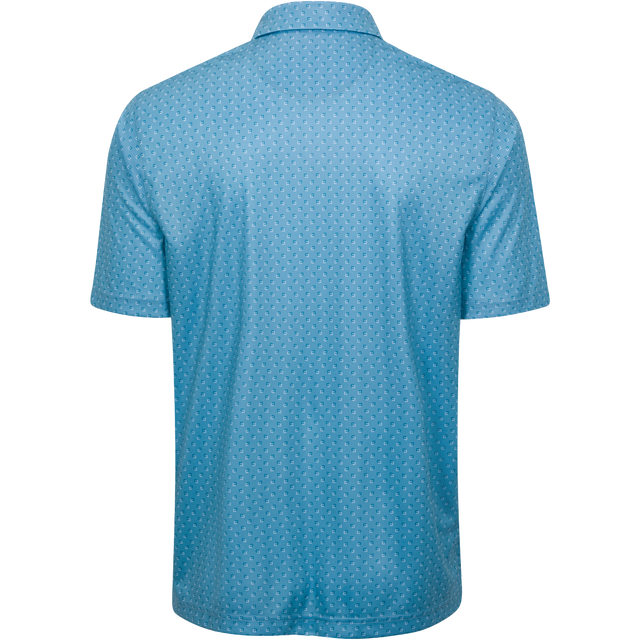 Men's ML75 Boxed Printed Golf Polo - Teal Breeze