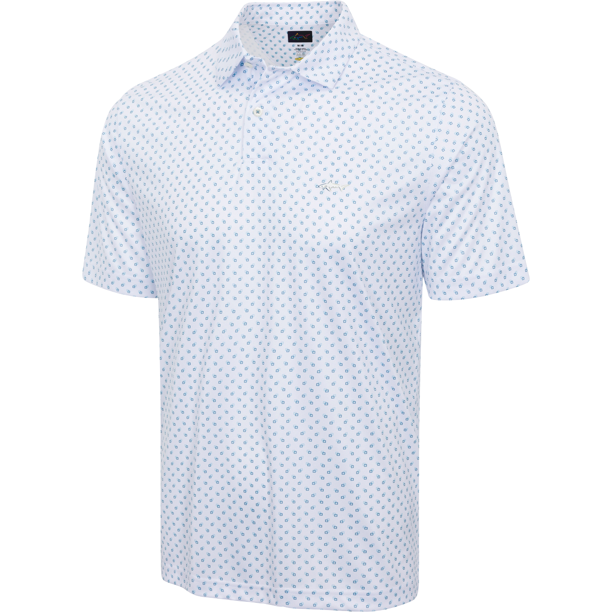 Men's ML75 Boxed Printed Golf Polo - White