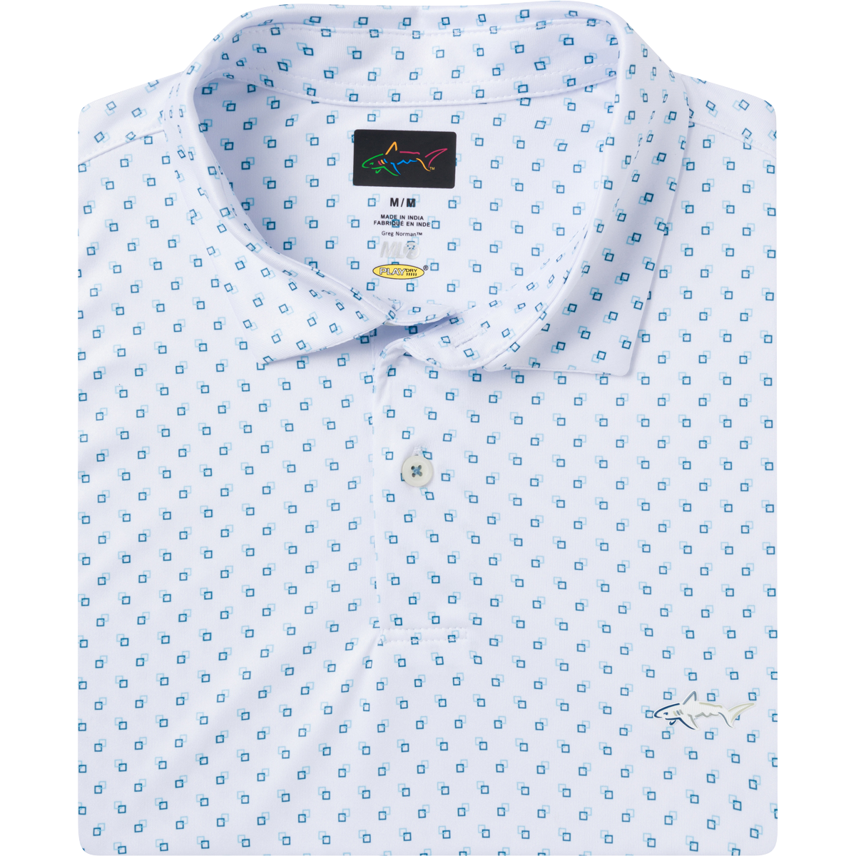 Men's ML75 Boxed Printed Golf Polo - White