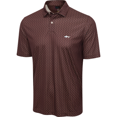 Men's ML75 Boxed Printed Golf Polo - Walnut