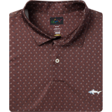 Men's ML75 Boxed Printed Golf Polo - Walnut