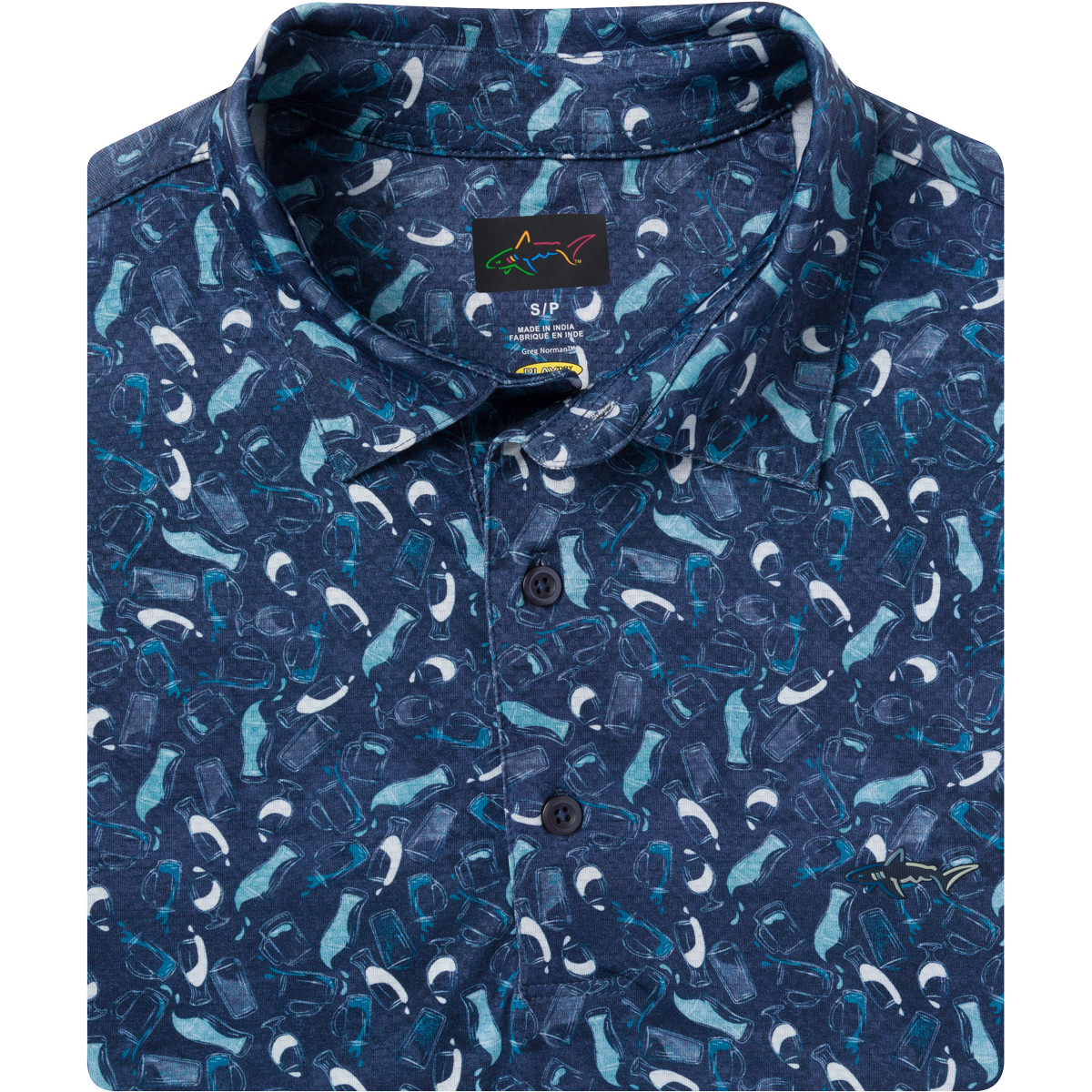 ML75 K317 Splash Golf Polo - Navy