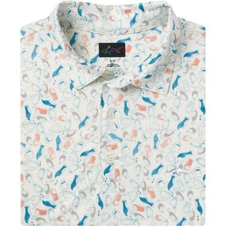 ML75 K317 Splash Golf Polo - Navy