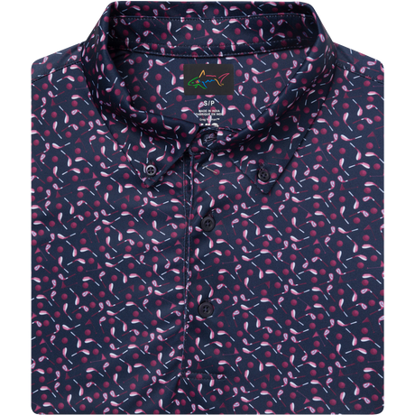 G7F25XLK326 Greg Norman Navy Golf Polo