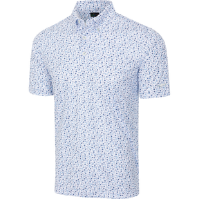 G7F25XLK326 Greg Norman White Golf Polo