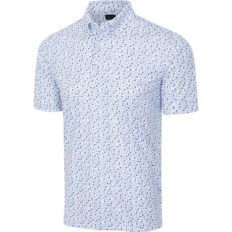 G7F25XLK326 Greg Norman White Golf Polo