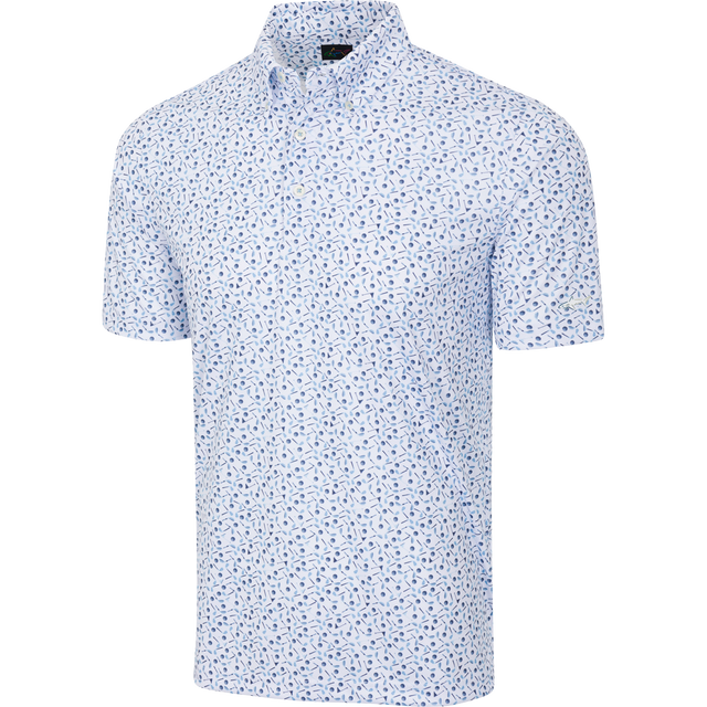 G7F25XLK326 Greg Norman White Golf Polo