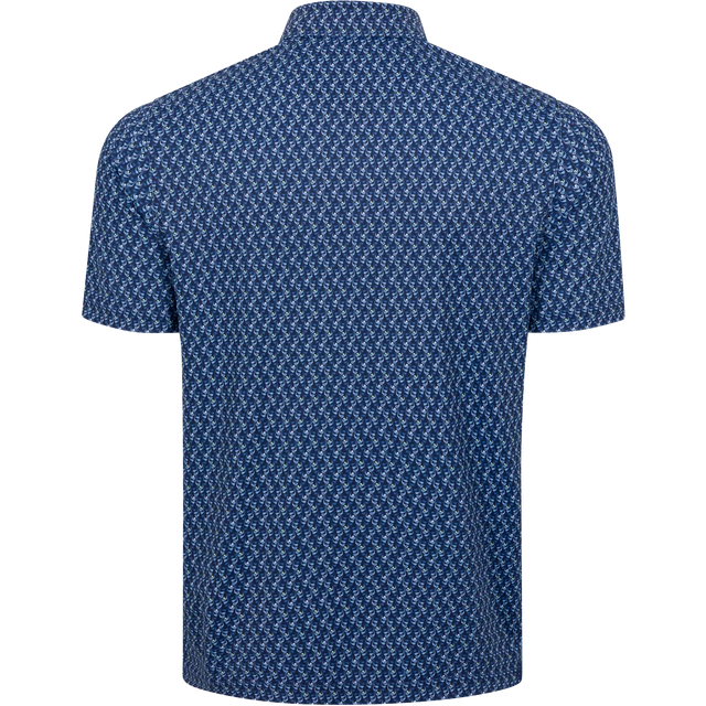 Men's Irons Button-Down Collar Golf Polo