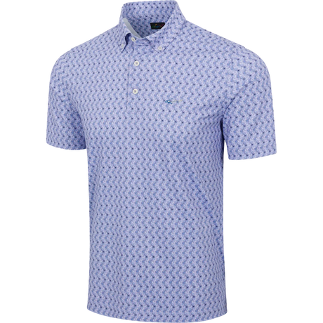 Men's Irons Button-Down Collar Golf Polo