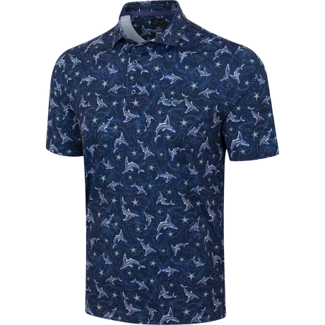 Men's Galaxy Shark Golf Polo