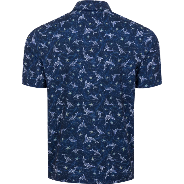 Men's Galaxy Shark Golf Polo