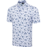 Men's Galaxy Shark Golf Polo
