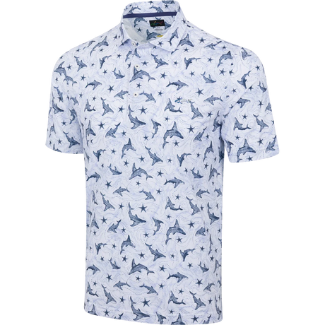 Men's Galaxy Shark Golf Polo