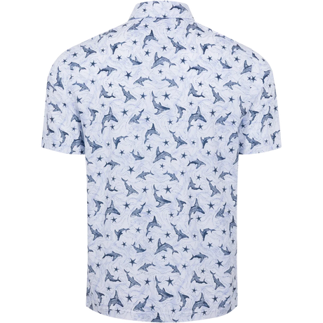 Men's Galaxy Shark Golf Polo
