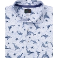 Men's Galaxy Shark Golf Polo