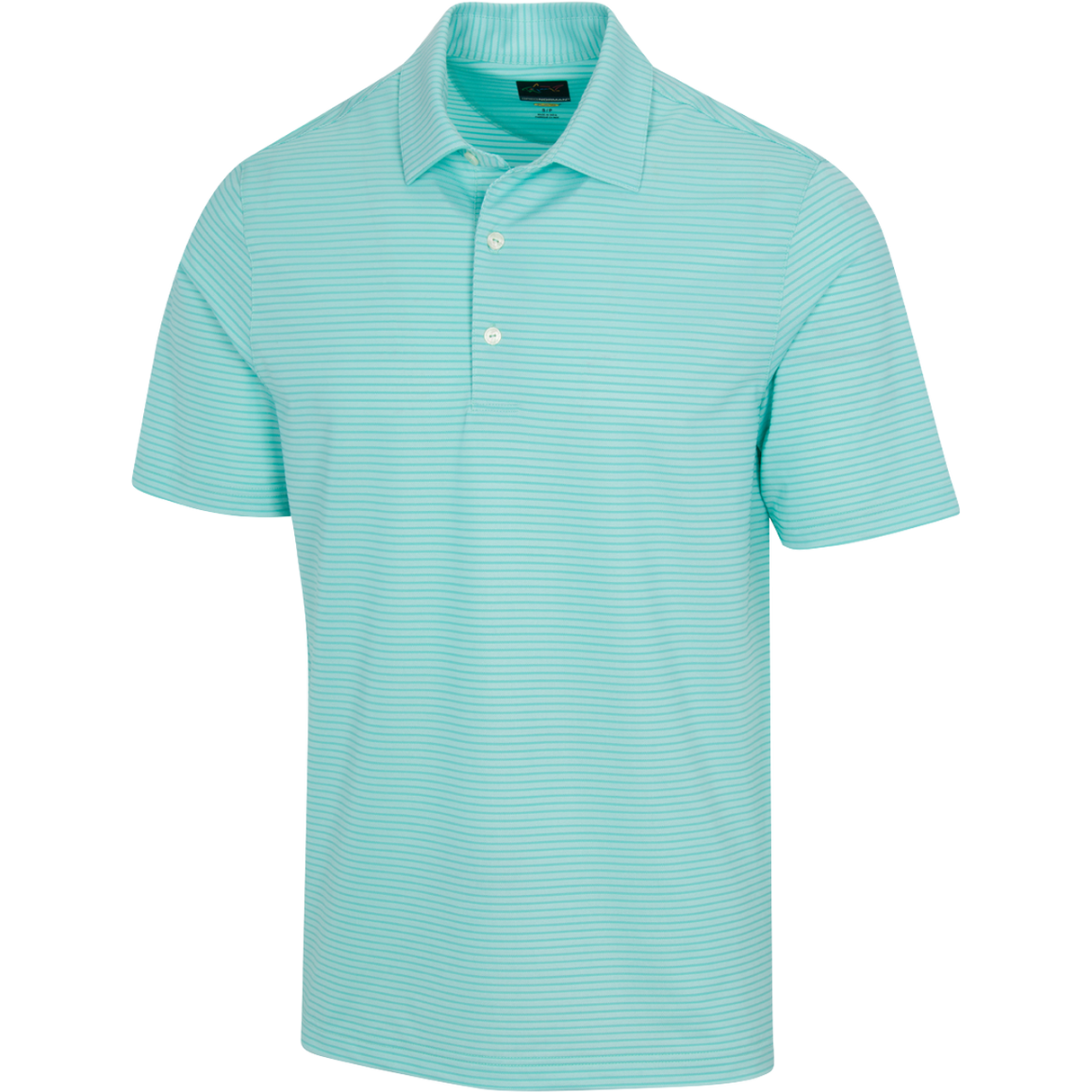 Freedom Micro Pique Classic Stripe Golf Polo T shirt