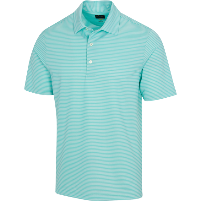 Freedom Micro Pique Classic Stripe Golf Polo T shirt