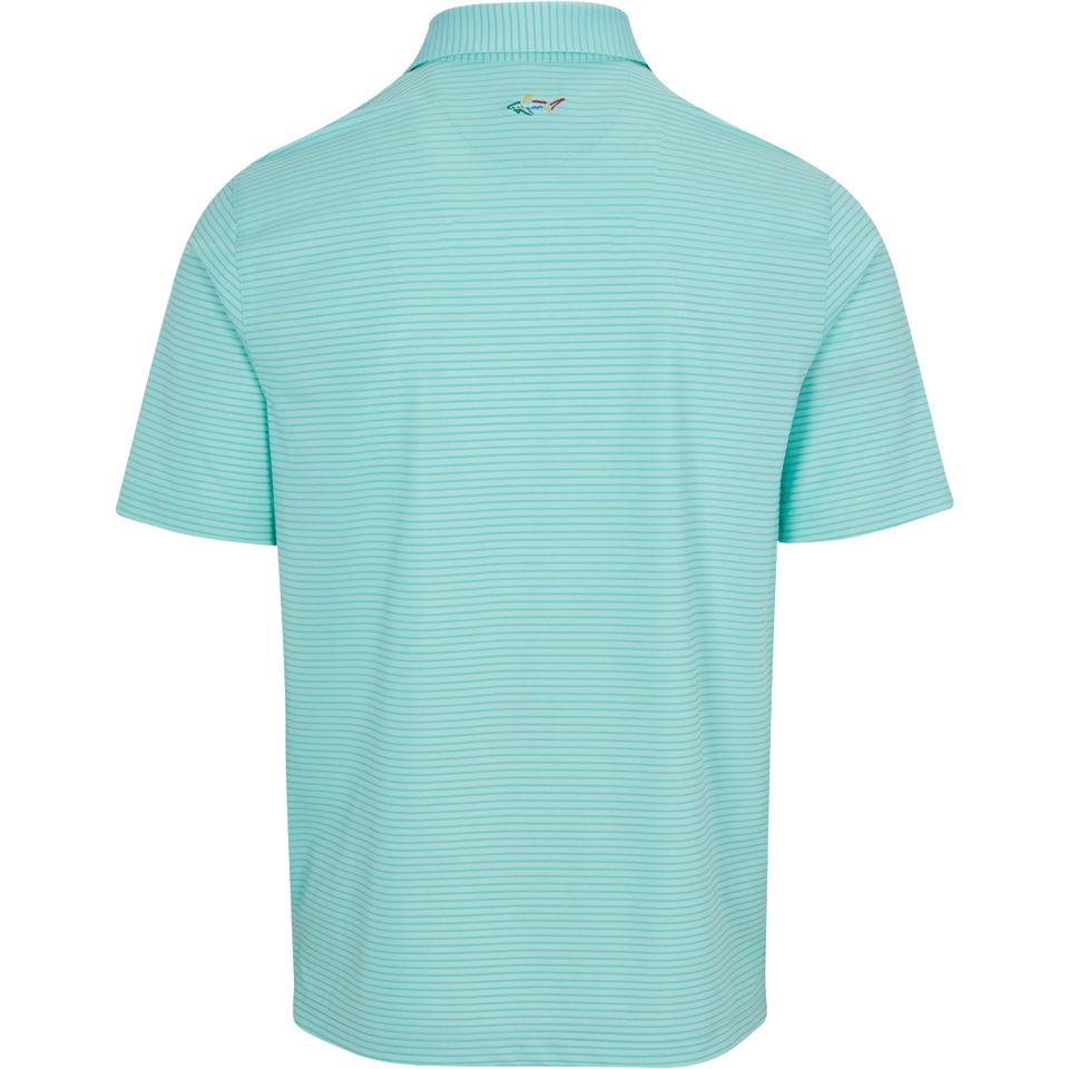 Freedom Micro Pique Classic Stripe Golf Polo T shirt