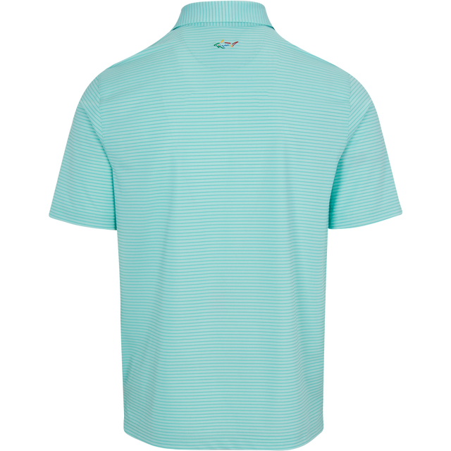 Freedom Micro Pique Classic Stripe Golf Polo T shirt