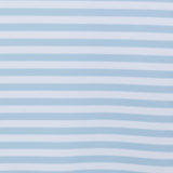 ML75 Recycled Microlux Yarn-Dye Stripe Golf Polo - Blue Heather
