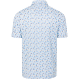 ML75 White Tee-Time Stretch Polo